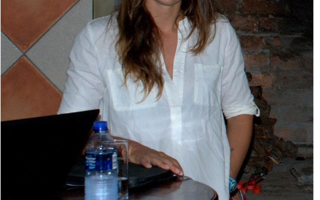 The guest speaker, Leslie Roberson